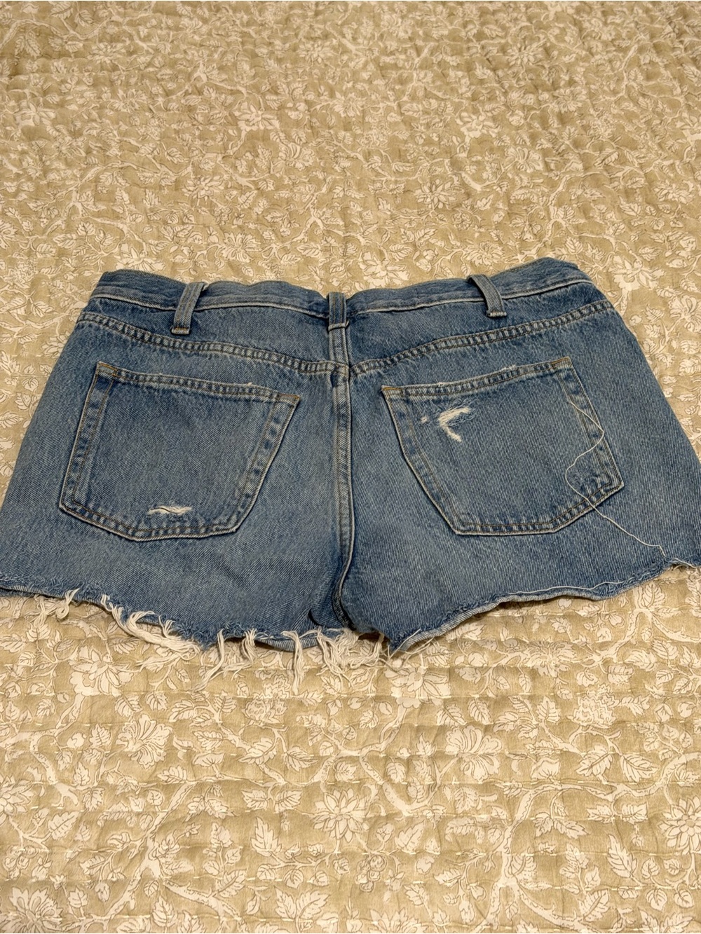 Universal Thread Distressed Denim Cutoff Shorts - Blue - Picture 2 of 3